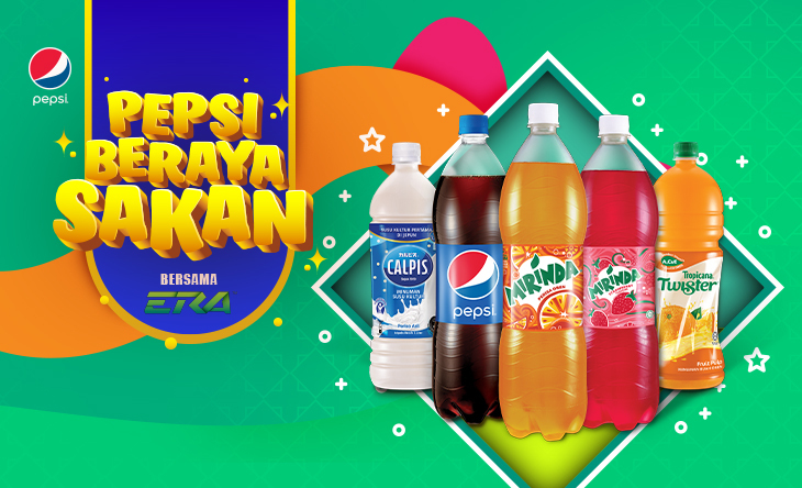 Pepsi Beraya Sakan Bersama ERA, SINAR & SYOK