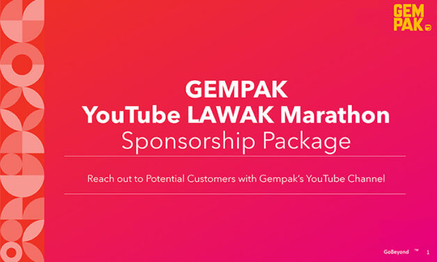 Gempak YouTube Lawak Marathon Sponsorship Package